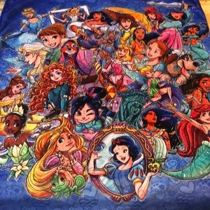 Amazing Handmade Disney Princess Minky Blanket